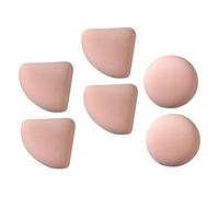 VALICLUD 6pièces Éponge à Maquillage Double Usage Humides Et Sèches Accessoires De Maquillage Pva Éponge De Fond De Teint Set De Rondes Forme De Éventail
