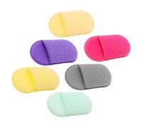 VALICLUD 6pièces Éponge De Nettoyage Visage Lot De Éponges Réutilisables Pour Démaquillage Et Nettoyage Peau Outils De Soin Hydrophile Et Non-latex