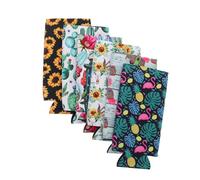 VALICLUD 6pièces Housse Isolante pour Canettes De Bière Manchon Néoprène pour Contenants De Étui De Protection Réutilisable