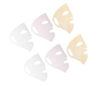 VALICLUD 6pièces Masque Facial Silicone Réutilisable Housse De Masque Pour Soins Peau Hydratant