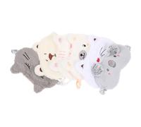 VALICLUD 6pièces Masques De Sommeil Légers Peluche Couvre-yeux Doux Et Confortable Pour Dormir Bande Élastique Ajustable Portable Pour Voyage Bureau Et Maison Cache-lumière Mignon