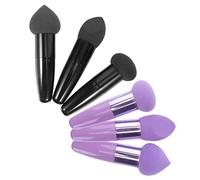 VALICLUD 6pièces Pinceau Éponge à Fond De Teint Accessoires De Maquillage Et Cosmétiques Stylos De Maquillage Utilisables Secs Ou Humides