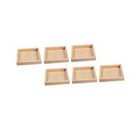 VALICLUD 6pièces Plateau Bois pour Puzzles Organisateur De Puzzles Cubes Support De Rangement pour Articles Divers
