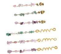 VALICLUD 6pièces Pour Tresses Bijoux Pour Tresses Décorations Pour Cheveux Breloques Pour Dreadlocks Spirale Bijoux