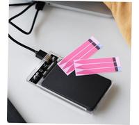VALICLUD 8 feuilles Bandes Adhésives pour Batterie Téléphone Autocollants de Remplacement Faciles à Couper Forte Adhérence Convient pour Fixation Batterie et Accessoires Électroniques
