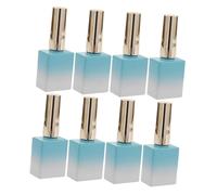 VALICLUD 8 Pièces bouteille de vernis à ongles vide bouteille verre vernis ongles bouteille vide de vernis à ongles givré bouteille d'huile de cuticule vide avec brosse Un verre