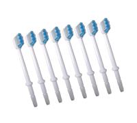 VALICLUD 8 pièces Brossettes de Rechange pour Hydropulseur Oral Têtes de Brosse Durables et Compatibles avec Irrigateurs Buccaux Accessoires Dhygiène Dentaire Familiale