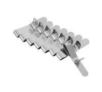 VALICLUD 8 pièces Clips Acier Inoxydable pour Fixation Anneaux Gâteaux Réglables et Robustes pour Pâtisserie Maison et Professionnelle pour Cercles à Mousse Biscuits et Entremets