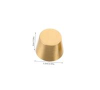 VALICLUD 8 Pièces Laiton pour Boîtes à Bijoux et Plateaux Supports Ronds Coniques Accessoires Décoratifs Multifonctions pour Meubles et Présentoirs