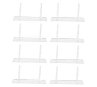 VALICLUD 8 Pièces Présentoir pour Éventail en Acrylique Transparent