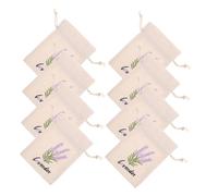 VALICLUD 8 Pièces Sacs à Cordon En Toile Sachets Vides Pour Lavande Pochettes à Bijoux Pochette Toile Sacs