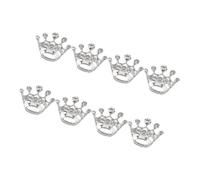 VALICLUD 8pièces Broche Couronne Pour Femme Épingle Accessoire De Mode Pour Mariages Fêtes Bals Et Occasions Spéciales
