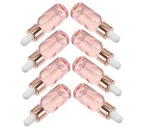 VALICLUD 8pièces Flacons Verre Avec Pipette Bouteilles Anti-lumière Pour Huiles Essentielles Flacons Réutilisables De Pratiques Pour Voyage Et Stockage
