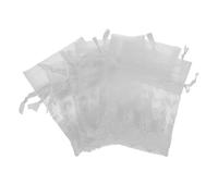 VALICLUD 8pièces Pochettes à Bijoux Avec Cordon De Serrage Sacs De Rangement Filet Transparent Pour Mariage Enterrement De Vie De Jeune Fille Organisation De Petits Objets