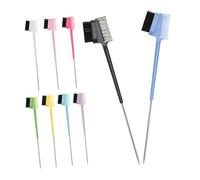 VALICLUD 9 pièces Brosse Sourcils Double Embout Peigne Multifonction pour Cils et Sourcils Brosse Spoolie Résistante Coiffage Précis et Définition Naturelle