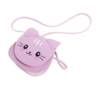 VALICLUD À Bandoulière Mignon Forme De Chat pour Adolescentes Petit à Main PU Accessoire pour Préadolescentes Couleur Violette