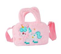VALICLUD À Bandoulière Peluche Licorne pour Garçon Fille à Main Adorable Forme De Licorne pour Sorties Jeux