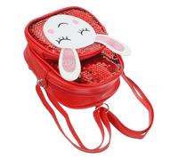 VALICLUD À Sequins pour Garçon Fille Cartable Mignon avec Design De Lapin pour Filles Garçons à Bandoulière Léger Et Pratique pour Rangement des Petites Affaires