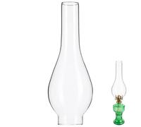VALICLUD Abat-jour En Verre Pour Lampe à Huile Diamètre 5 Cm Transparent Style Rétro Pour Décoration Intérieure Remplacement De Cheminée De Lampe à Pétrole