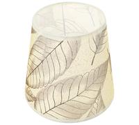 VALICLUD Abat-Jour Feuille E27 en Tissu et Métal Petit Format Ø19 CM Motif Feuille pour Lampe de Table Diffuseur de Lumière Douce pour Salon Chambre et Bureau
