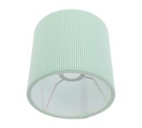 VALICLUD Abat-jour Forme Cylindrique en Tissu Vert Clair Douille E14, Ambiance Douce pour Lampe de Chevet et Lampe de Table pour Chambre ou Bureau
