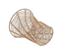 VALICLUD Abat-jour Rotin Tissé Artisanal pour Plafonnier et Résistant Diffuseur de Lumière Douce pour Ambiance Chaleureuse Petit Modèle pour Éclairage Intérieur