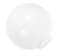 VALICLUD Abat Jour Sphérique Acrylique Laiteux Protection Extérieure pour Lampes de Jardin et Murales Remplaçant Globe Opaque Décoratif