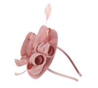 VALICLUD Accessoire De Cheveux Spiralé Faux Lin Pour Mariages Et Promenades Élégant Et Confortable Pour Mariée Demoiselles Nude