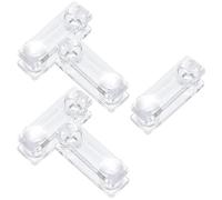 VALICLUD Accessoire Élégant Poignée en Plastique Transparente, pour Légère et Facile à Installer et 5 Pièces Rideaux pour Stores Volets Roulants