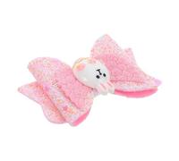 VALICLUD Accessoires Cheveux Lapin Pailletés Fille Nœud Pinces Fête Pâques Anniversaire Garçon Fille Ornement Cheveux Costume Printemps Animal Fête