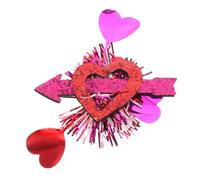 VALICLUD Accessoires Pour Cheveux De Saint-Valentin Pinces À Cheveux Nœuds Pour Filles Nœuds Roses Pour Cheveux Nœuds Pour Petites Filles Nœuds Dorés En Forme De Épingles À
