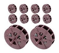 VALICLUD Accessoires pour Fontaine Cascade à Roue d'eau 10 Pièces 8 Cm, Décor de Rocaille Rotatif pour Jardin Extérieur, Modèle à Monter Soi-même, Outil Décoratif pour Fontaine D’Eau