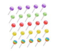VALICLUD Accessoires pour Manucure 25 Pcs Bonbons 3d Effet Holographique Décorations DIY Filles Fêtes