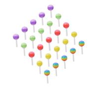 VALICLUD Accessoires pour Ongles Décoration Nail Art Bonbons 25 Pièces Design 3d Fantaisie Filles Fête DIY Manucure