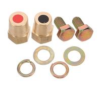 VALICLUD Adaptateur de Borne de Batterie de Voiture M10 Fileté 10 Mm, Connecteurs Positifs et Négatifs, Ensemble 1 Paire pour Connexion Sécurisée et Remplacement Compatible Accessoires