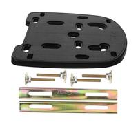 VALICLUD Adaptateur De Plaque Moto avec Vis Et Support en Fer Kit De Montage pour Porte-Bagages Arrière De Moto Fixation Fiable Météo Variable