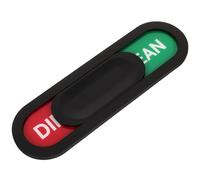 VALICLUD Aimant Magnétique Design Moderne Noir en ABS et Acrylique Propre et Sale Facile à Utiliser, Guide Débutant pour Lave-vaisselle pour Nettoyage Cuisine