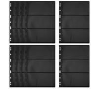VALICLUD Album De Collection De Timbres Feuilles Mobiles Lot de 10 Pages Recto Verso pour Cartes Et Pièces Rangement Pratique pour Collectionneurs Support De Rangement pour Timbres Et Cartes