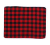 VALICLUD Alèse Anti-fuite Lavable Réutilisable 70x90 Cm Matériau Respirant Double Face Motif Rouge Et Noir Protection Matelas Pour Incontinence Bébé Et Adultes Usage Santé Hygiène