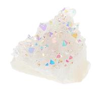 VALICLUD Amas de Cristaux Bruts 20-30g en Quartz Recouvert de Titane Multicolore, Pierres aux Couleurs des Chakras pour Purification et Relaxation, Spécimen Pédagogique Minéral pour Yoga