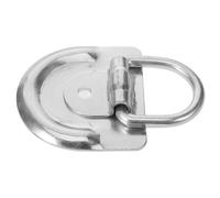 VALICLUD Anneau D'ancrage en Acier pour Camion Haute Capacité de Charge, Crochet Robuste Argenté pour Arrimage Sécurisé sur Remorques et Camions