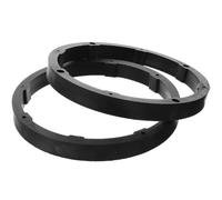 VALICLUD Anneau D'espacement Remplacement pour Projet de Modification Audio DIY et 6,5 Pouces en Plastique Noir, Installation Facile Haut-Parleur de Voiture