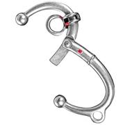 VALICLUD Anneau pour Vache en Acier Inoxydable Petit Modèle Pince à Anneau pour Bétail Jusqu’À 1100 Kg Accessoire pour Transport et Manipulation Sécurisée des Bovins