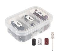 VALICLUD Anneaux De Ponçage Pour Manucure 75 Pièces Taille Standard Polissage Élimination Graisse Ongles Professionnels Usage Salon