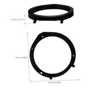 VALICLUD Anneaux Espacement Haut-parleurs Voiture Supports Montage Solides pour Modification Audio Compatibles Multiples Modèles Installation Facile sans Outils