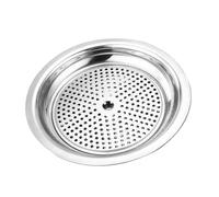 VALICLUD Assiette à Raviolis Acier Inoxydable Plateau Drainant Double Couche Épais Plaque Polyvalente de Cuisine pour Famille et Restaurants