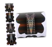 VALICLUD Autocollant Guide Extension Ongle Outil Ongle De Bricolage Papier Extension De Gel Uv Conseils De Nail Art Autocollant De Formeur