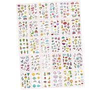 VALICLUD Autocollants Corporels Tatouages Temporaires 60 Pcs Taille Moyenne Étanche Pour Adultes Et Adolescents Usage Fête Plage Loisirs Dessins Animés Cartoon