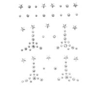 VALICLUD Autocollants De Pierres Précieuses Visage Bijoux De Maquillage Design Pour Festival Corps Et Yeux