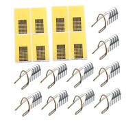 VALICLUD Autocollants Formes D’ongles Pour Manucure 110 Pièces Guide Extension Papier Et Métal Carré Outils Nail Art Salon Maison